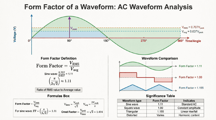 Form-Factor-Waveform-AC-Waveform-Analysis
