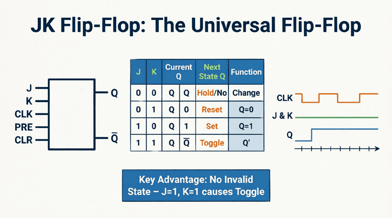 Operation, Truth Table, and Toggle Mode