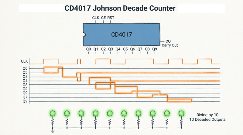 Decade Counter IC Design