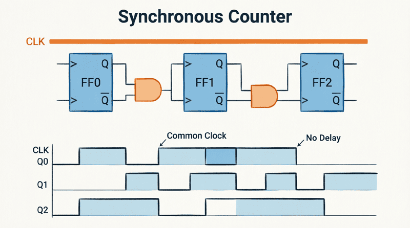 High-Speed Digital Counter Design
